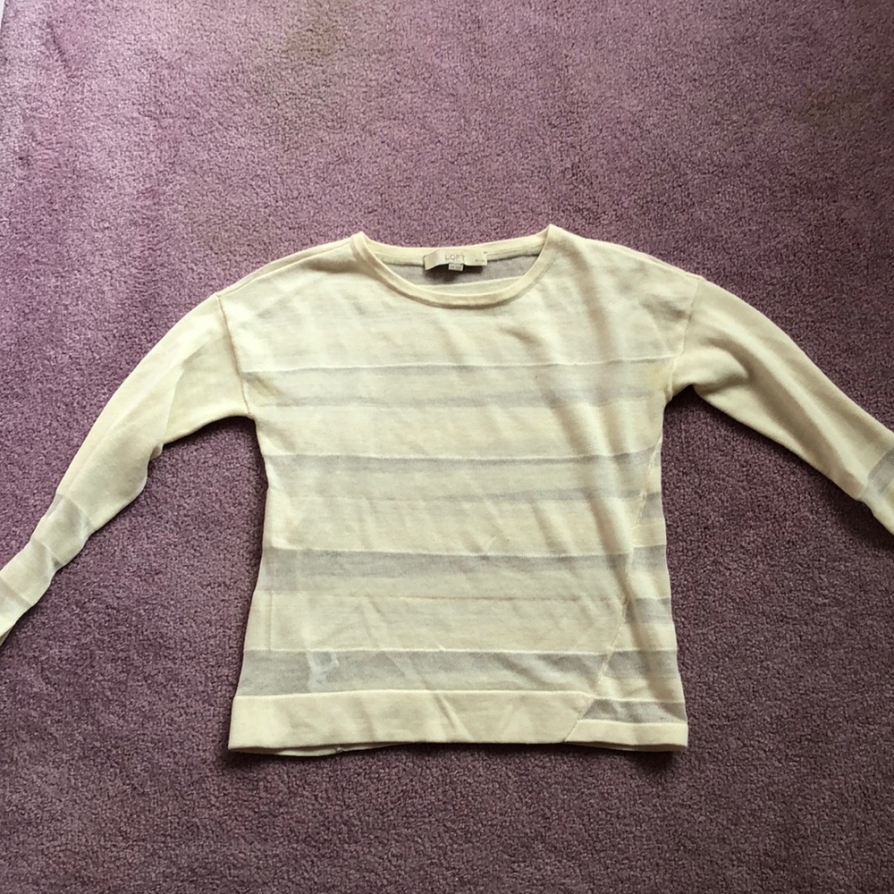 Cream colored Anne Taylor Loft top